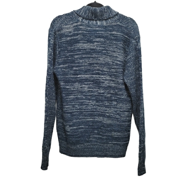 BUFFALO DAVID BITTON Blue Knit Pull Over Sweater Size M - Picture 2 of 7